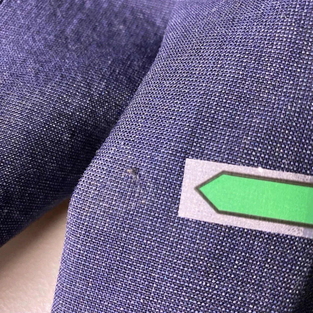 70s 80s Givenchy Gentleman Paris Blazer Suit Jacket (40R) Mens Navy GUC - Picture 11 of 12